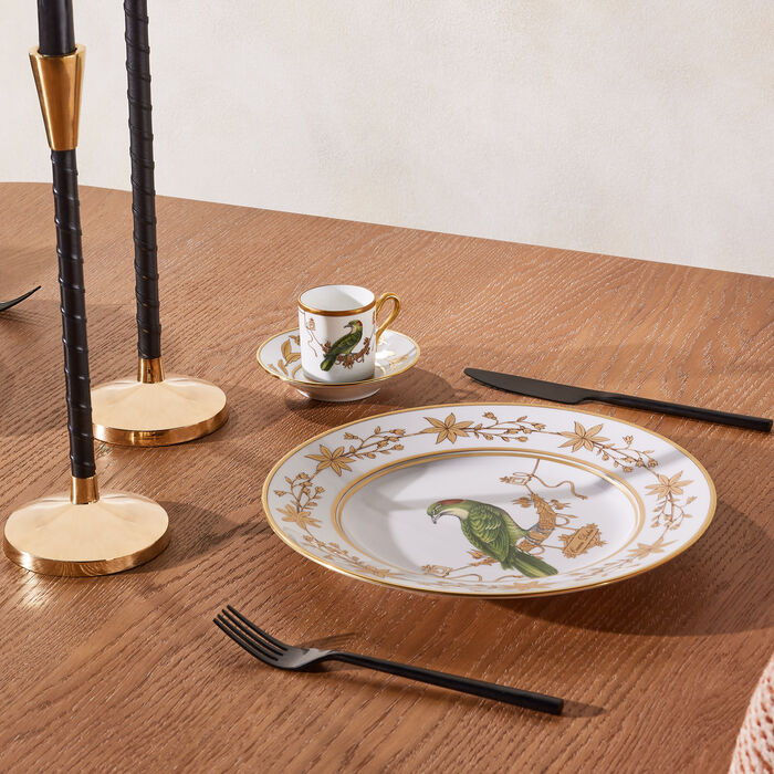 ginori 1735 voli re coucou coffee cup gold