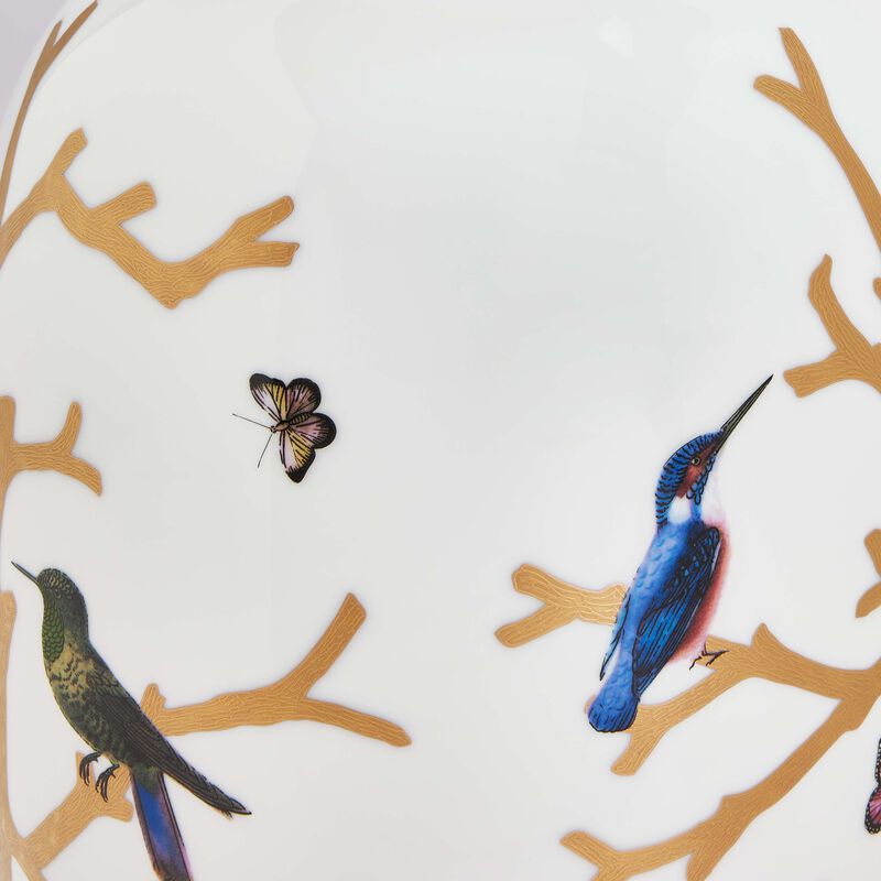 مزهرية أو زوازو توسكان متوسطة باللون الذهبي برناردو مزهرية أو زوازو توسكان متوسطة باللون الذهبي