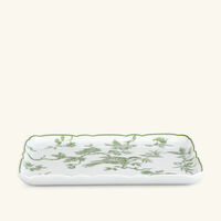 Albertine Serving Plate Regtangular Green bernardaud albertine serving plate regtangular green