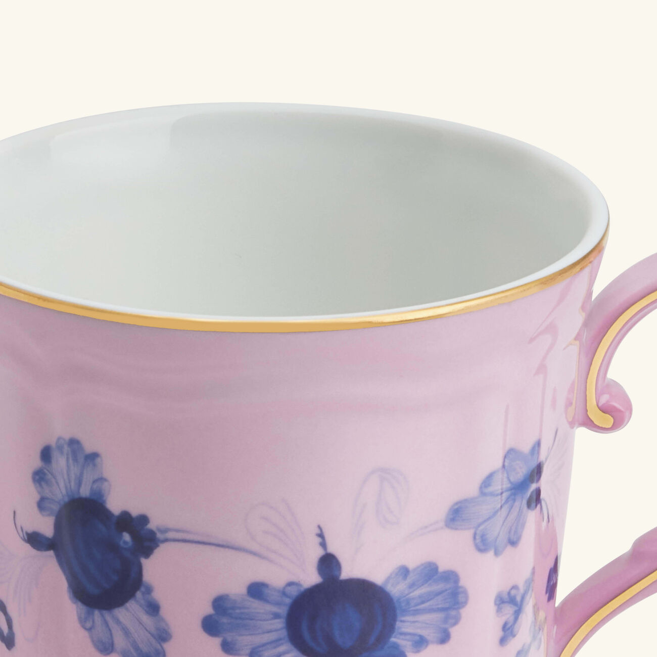 ginori 1735 oriente italiano azalea mug pink