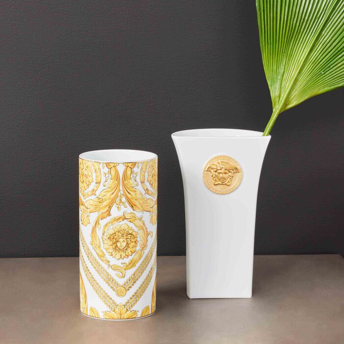 versace medusa madness vase medium white