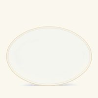 كريستوفل طبق مالميزون إمبيريال بيضاوي الشكل باللون الذهبي 38 سم