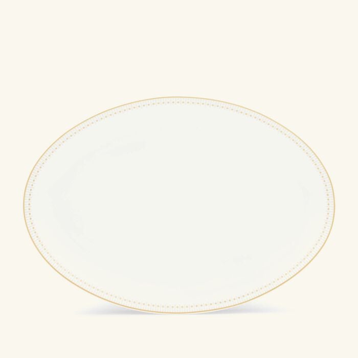 طبق مالميزون إمبيريال بيضاوي الشكل باللون الذهبي 38 سم كريستوفل طبق مالميزون إمبيريال بيضاوي الشكل باللون الذهبي 38 سم