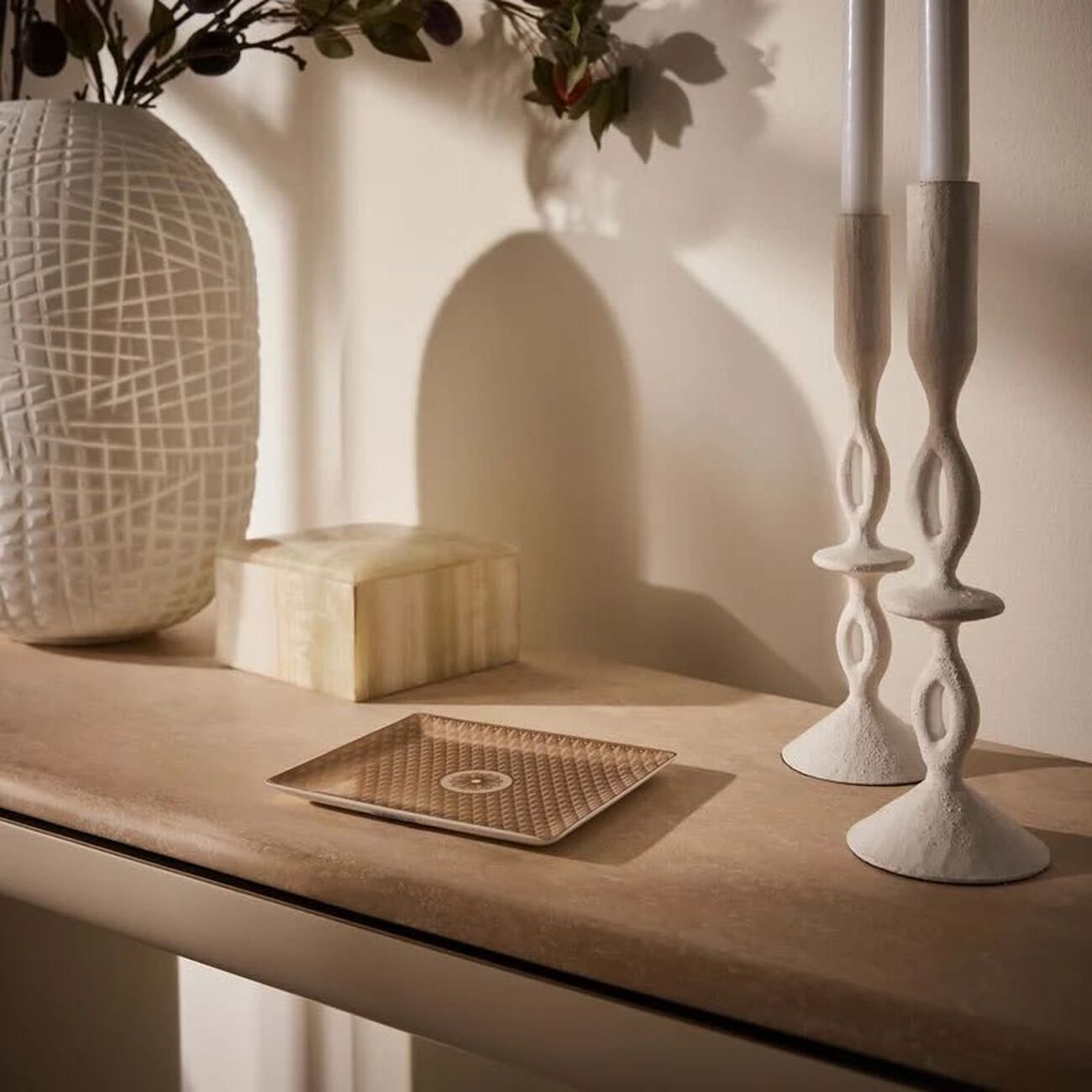 كريستوفل صينية مالميزون إمبيريال مستطيلة مطلية بالذهب قياس 17   15 سم