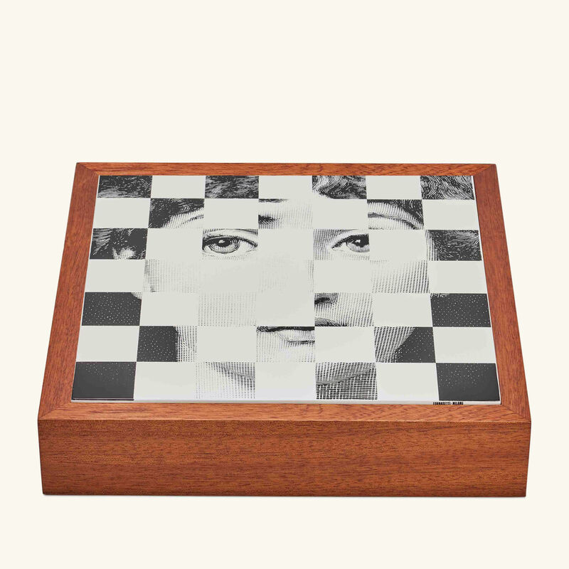 Viso Briarwood Chess Board fornasetti viso briarwood chess board