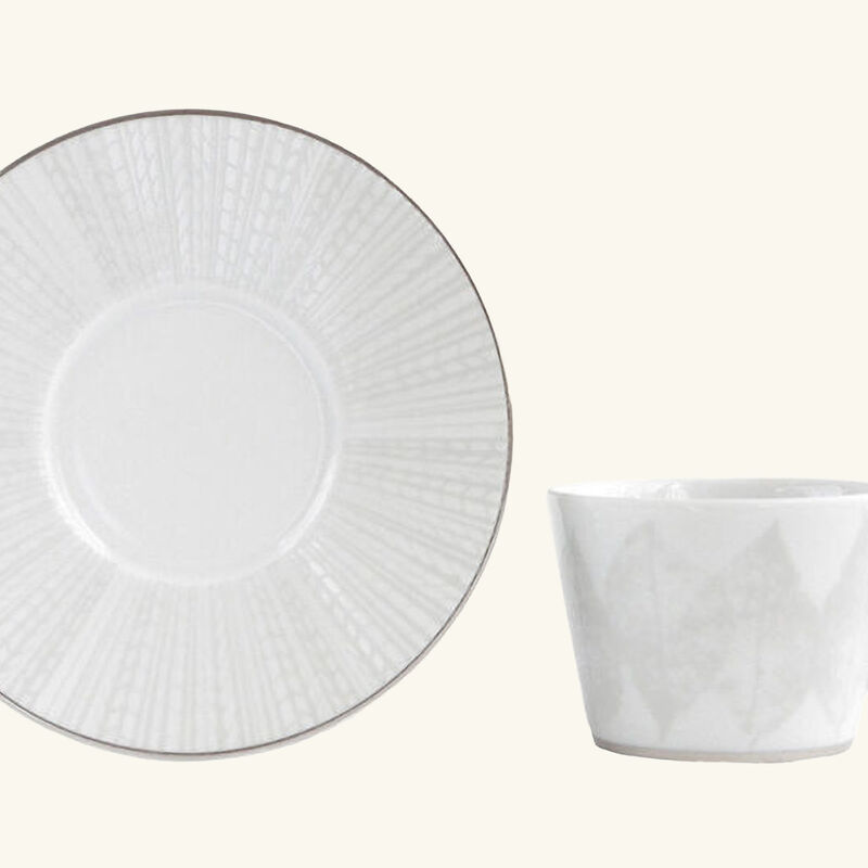 Silva Coffee Cup & Saucer - Set Of 2 bernardaud silva coffee cup saucer set of 2