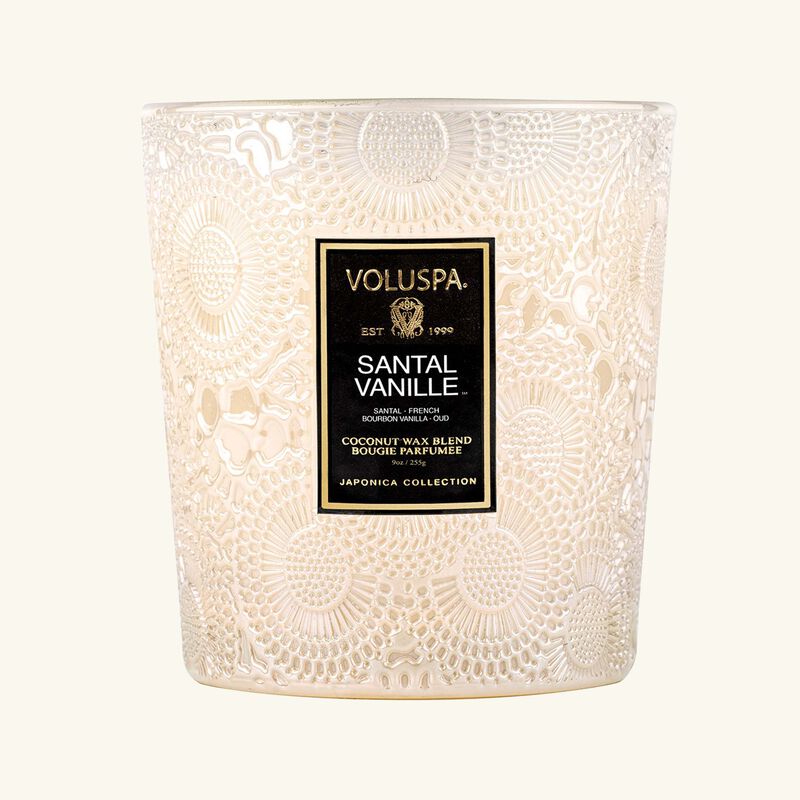 Santal Vanille Candle voluspa santal vanille candle
