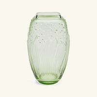 lalique muguet vase medium green