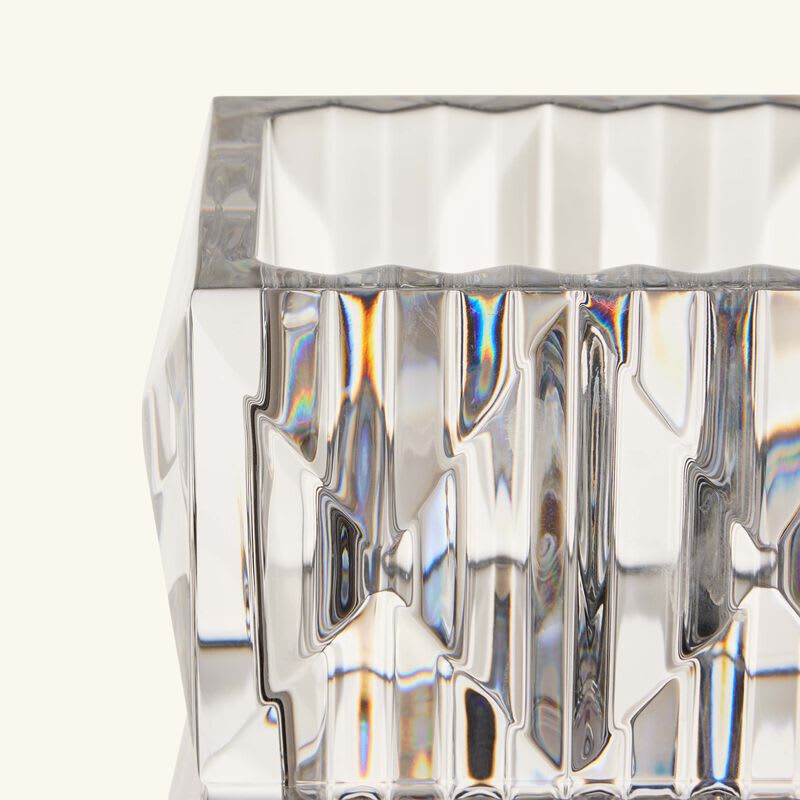 باكارا مزهرية لوكسور مستطيلة صغيرة شفافة