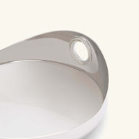 Oh De Christofle Serving Bowl Large Stainless Steel oh de christofle serving bowl large stainless steel