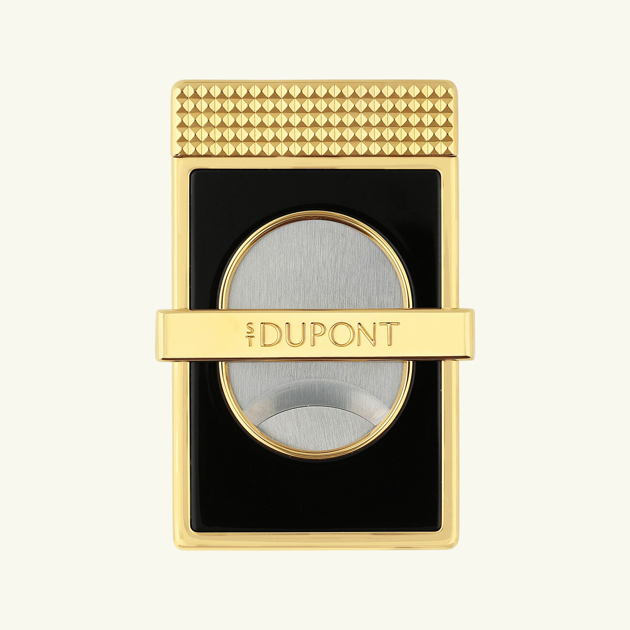 st dupont cigar stand slim cigar cutter gold