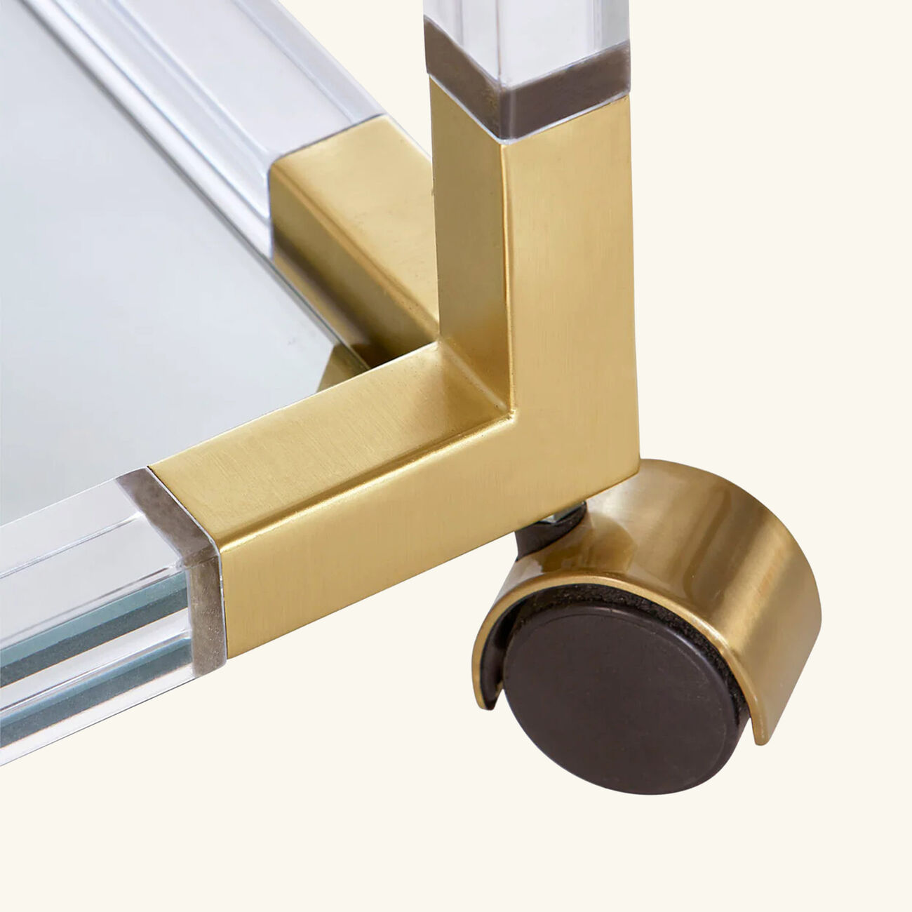 Jacques Bar Cart Clear jonathan adler jacques bar cart clear