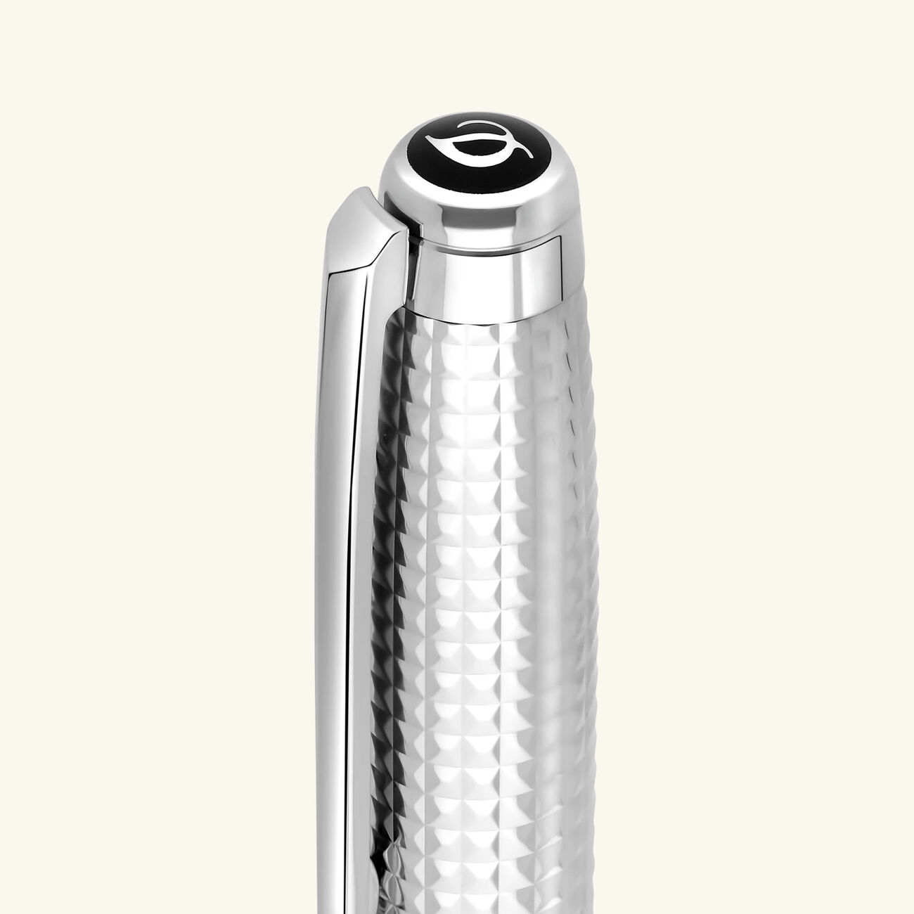 st dupont line d eternity fountain pen silver