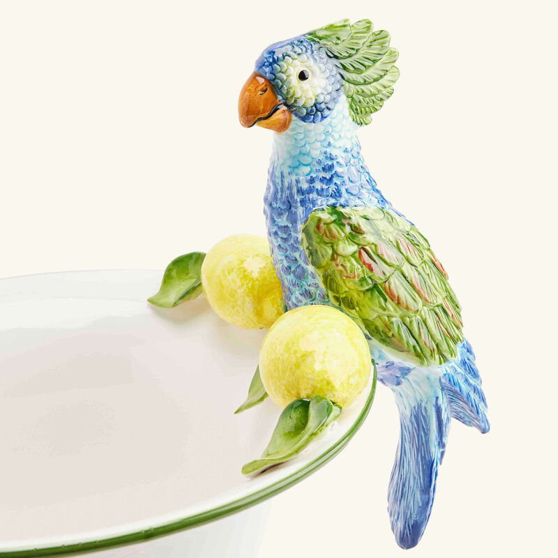 Ceramic Parrot Vase Small les ottomans ceramic parrot vase small