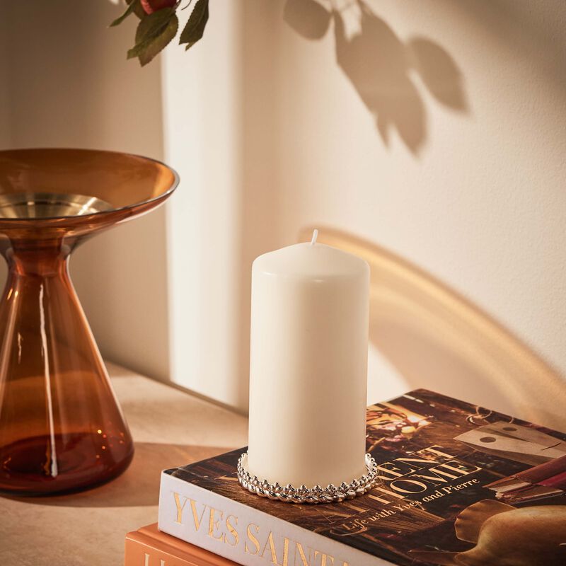 حامل الشموع بابيلون مطلي بالفضة كريستوفل حامل الشموع بابيلون مطلي بالفضة