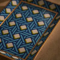 jonathan adler basketweave trinket tray rectangle small blue