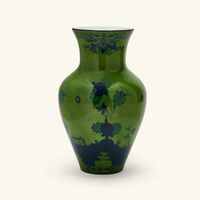Oriente Italiano Malachite Vase Medium Green ginori 1735 oriente italiano malachite vase medium green