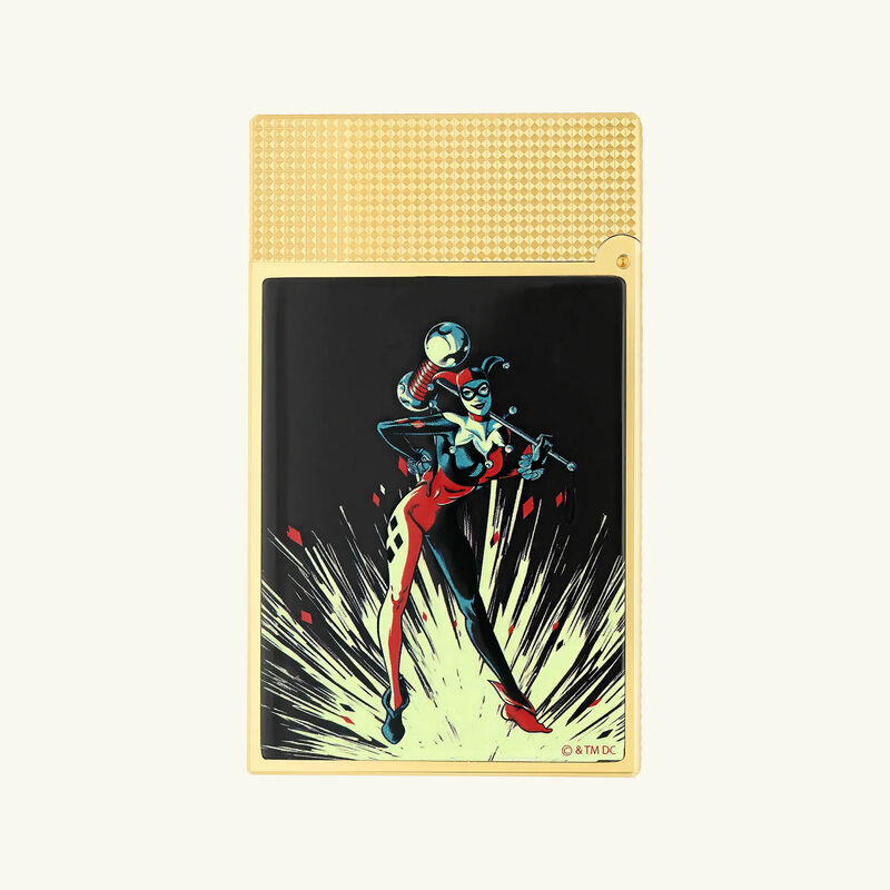 st dupont ligne 2 dc comics lighter gold