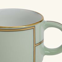 Diva Coffee Cup & Saucer Green Set of 2 ginori 1735 diva coffee cup saucer green set of 2