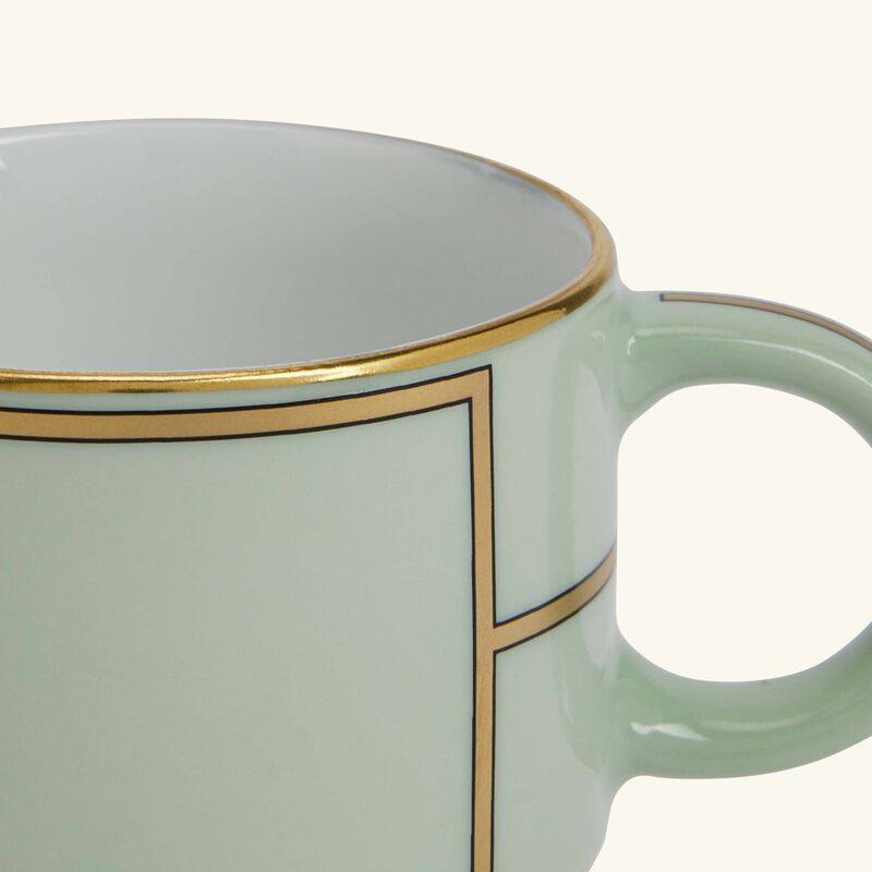 Diva Coffee Cup & Saucer Green Set of 2 ginori 1735 diva coffee cup saucer green set of 2