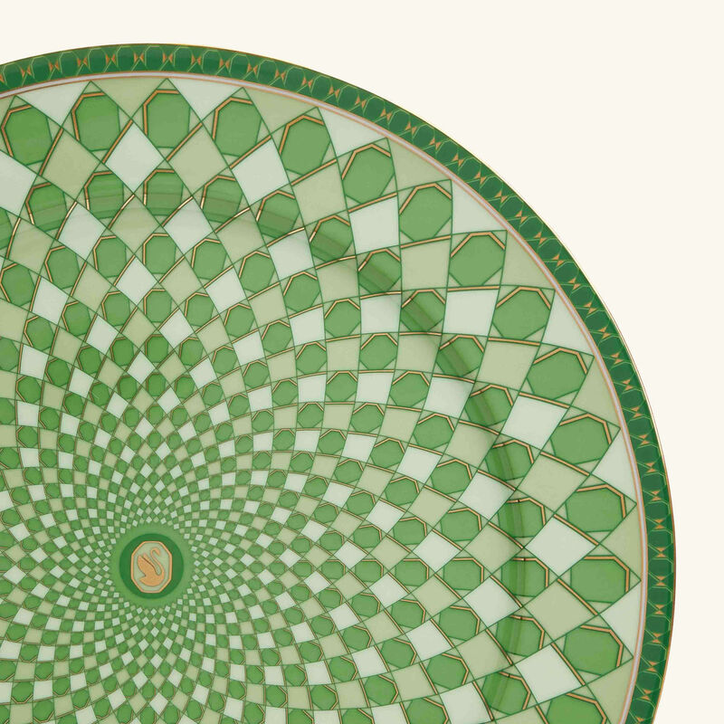 Signum Fern Charger Plate Round Green 33cm rosenthal signum fern charger plate round green 33cm