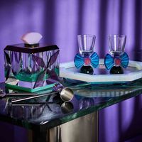 Somerset Drinking Glass Blue Set Of 2 reflections copenhagen somerset drinking glass blue set of 2