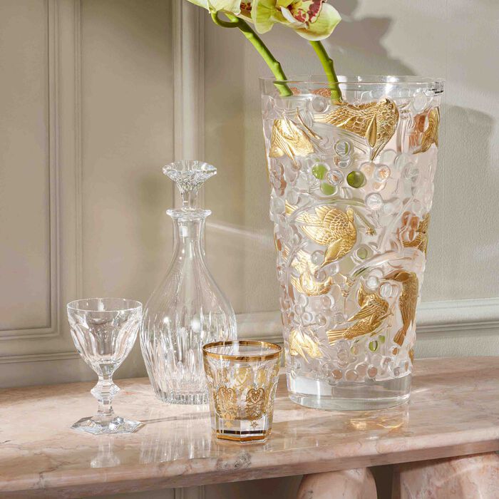 baccarat harcourt 1841 drinking glass clear