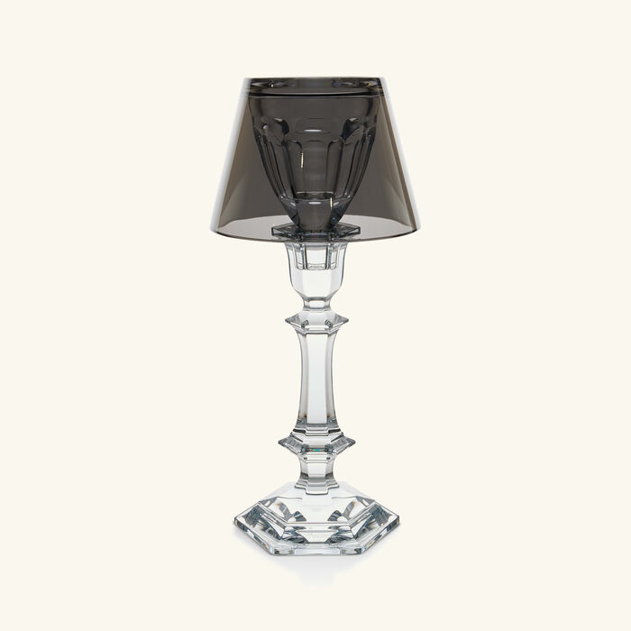 baccarat our fire candle holder silver