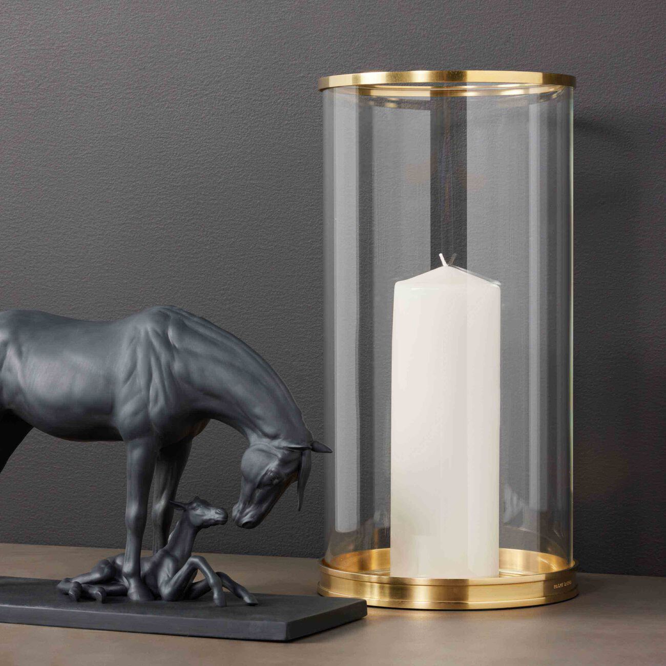 Modern Hurricane Candle Holder Large Gold ralph lauren home modern hurricane candle holder large gold