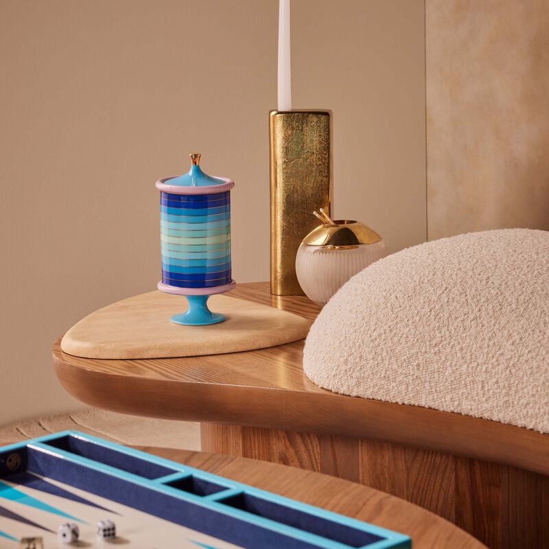 Scala Canister Stripe jonathan adler scala canister stripe