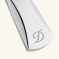 st dupont zipper key chain stainless steel