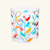 Painted Drinking Glass les ottomans painted drinking glass