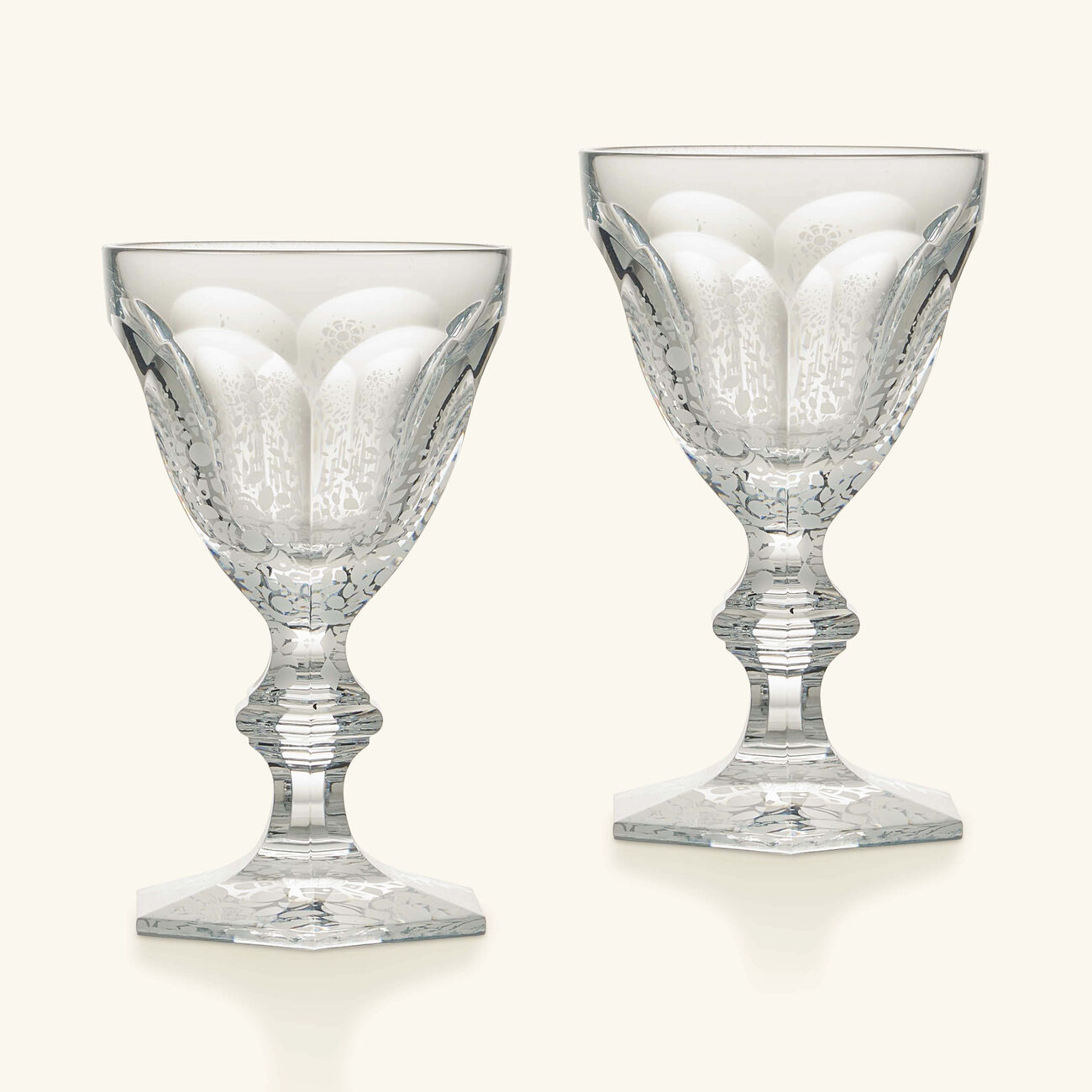 باكارا طقم هاركورت زيرو ديجري مؤلف من كأسين للمشروبات باللون الشفاف