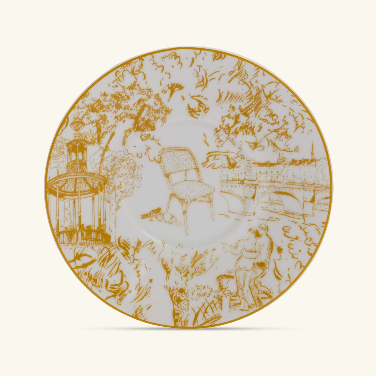Tout Paris Coffee Cup & Saucer Yellow bernardaud tout paris coffee cup saucer yellow