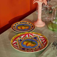 Carretto Dinner Plate Round 20cm Set Of 2 dolce gabbana casa carretto dinner plate round 20cm set of 2
