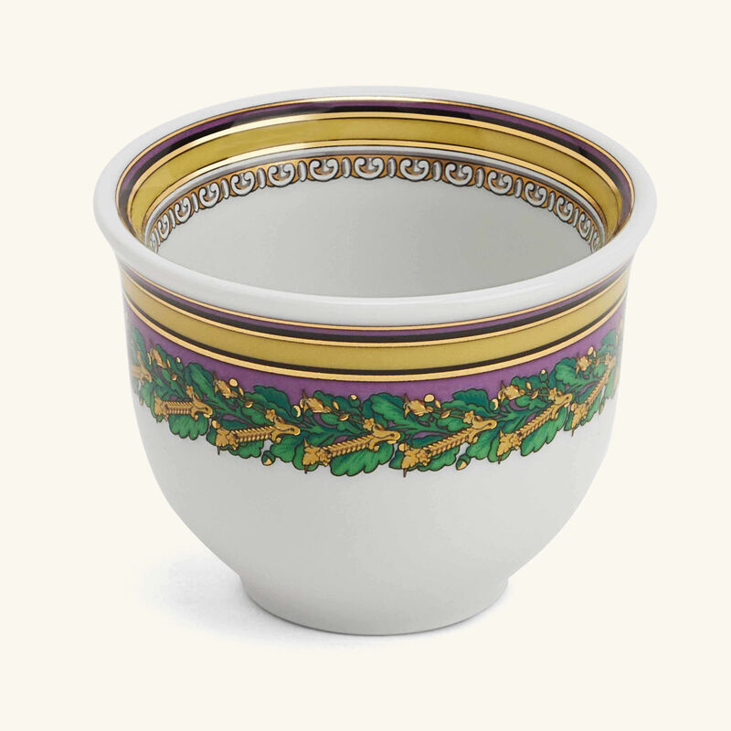 versace barocco mosaic coffee cup white set of 6
