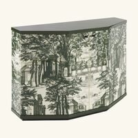 Giardino Settecentesco Polyhedric Cabinet Green fornasetti giardino settecentesco polyhedric cabinet green
