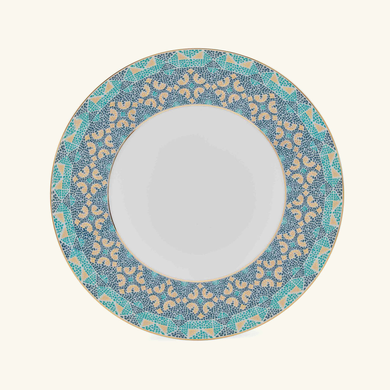 haviland portofino dessert plate round blue 22cm set of 4