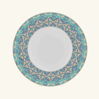haviland portofino dessert plate round blue 22cm