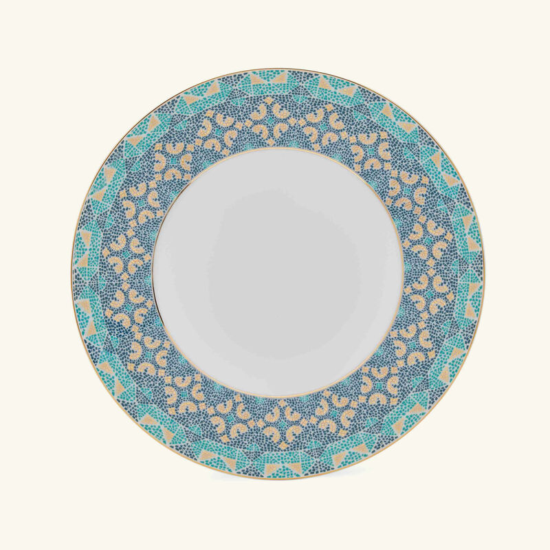 haviland portofino dessert plate round blue 22cm set of 4