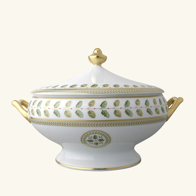 bernardaud constance soup tureen green