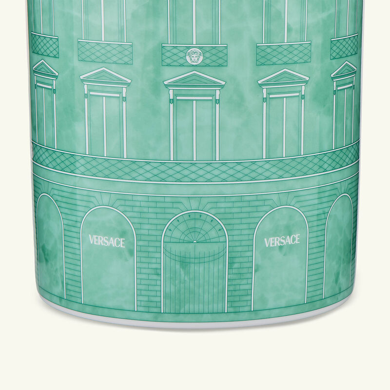 Palazzo Vase Round Small Green versace palazzo vase round small green