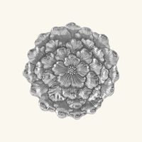 بوتشيلاتي وعاء على شكل زهرة الجاردينيا فضي بحجم متوسط