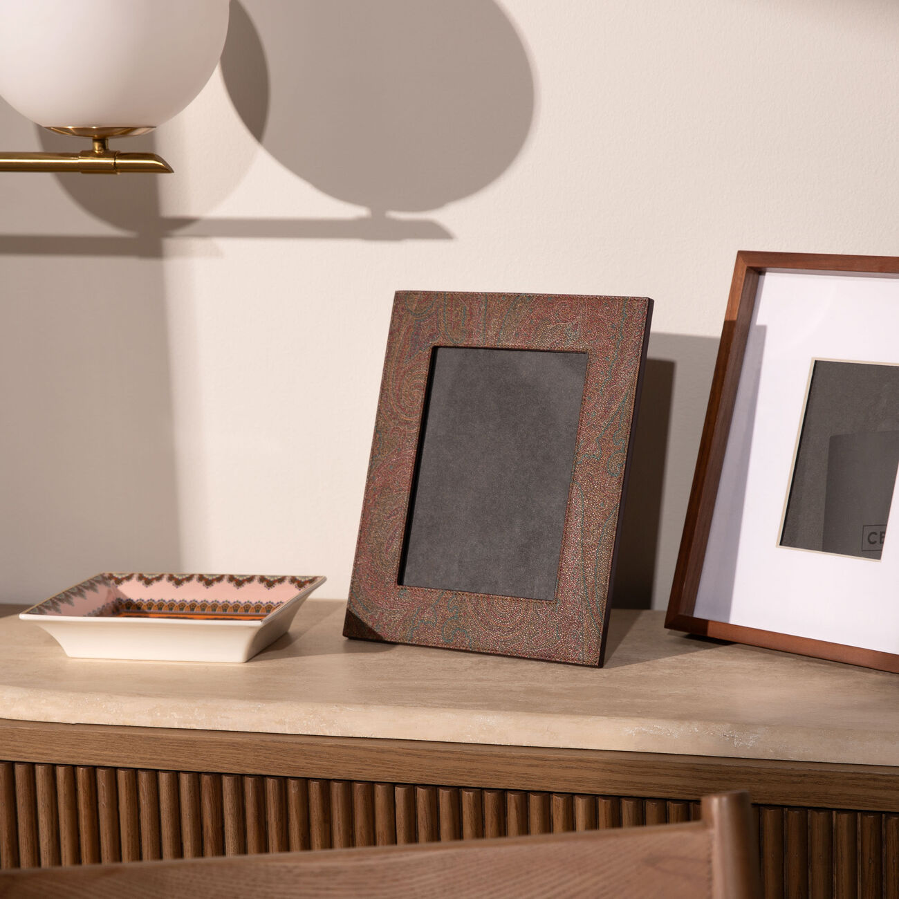 etro arnica picture frame brown