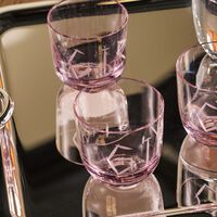 ABC Girl Drinking Glass Pink ruckl abc girl drinking glass pink