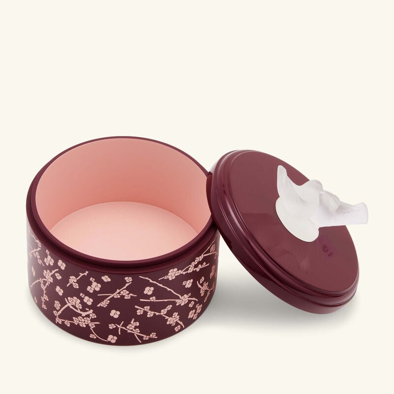 Fleurs De Cerisier Box Burgundy lalique fleurs de cerisier box burgundy