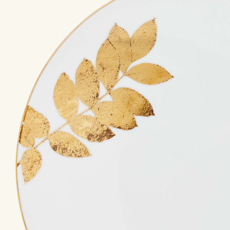 bernardaud vegetal or salad plate gold 21cm