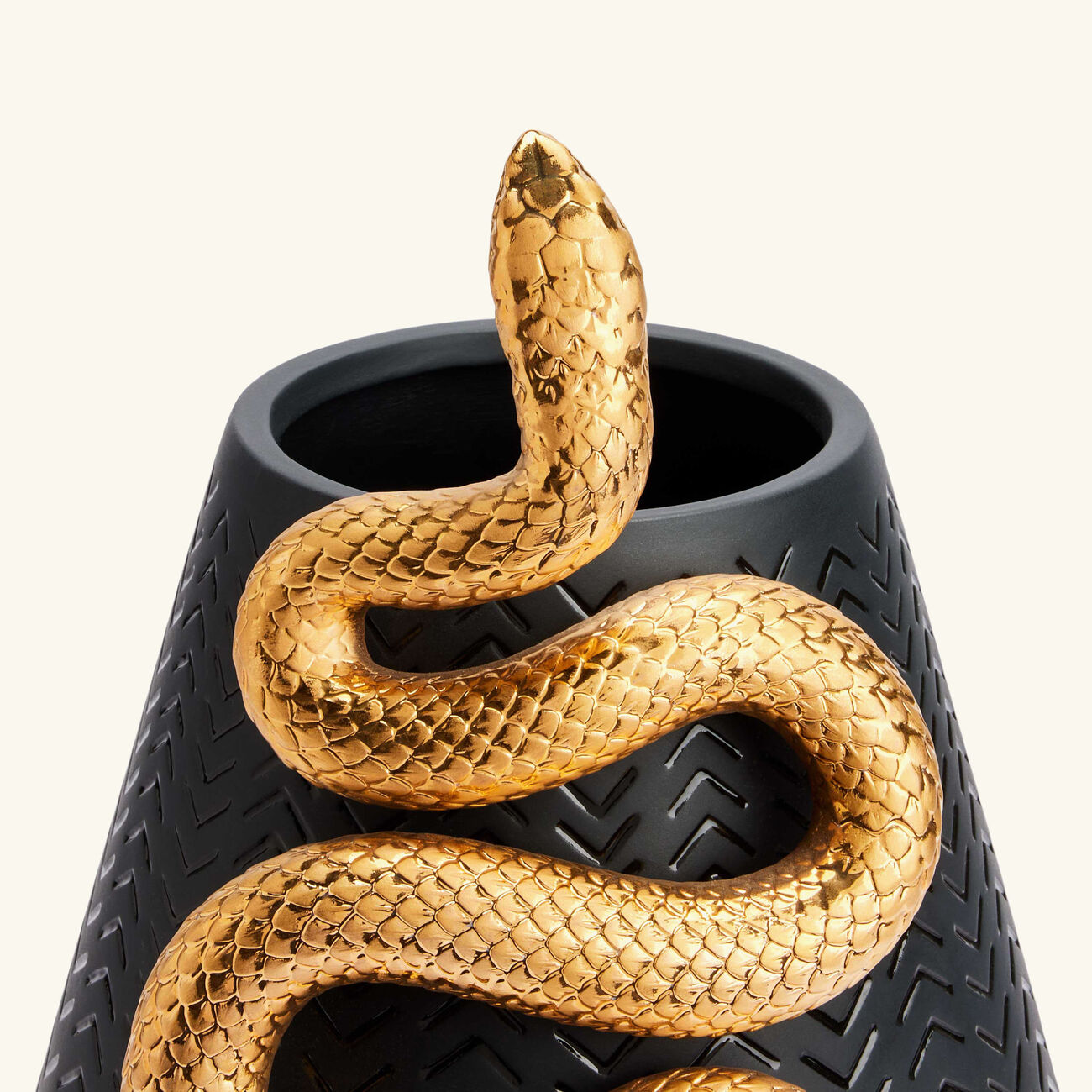 Snakes Vase Small Black lladro snakes vase small black