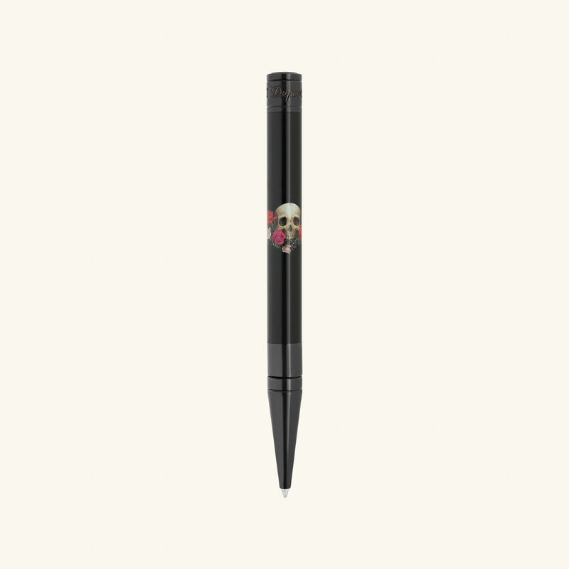 D-Initial Memento Mori Ballpoint Pen Black st dupont d initial memento mori ballpoint pen black