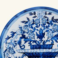 dolce gabbana casa blu mediterraneo dinner plate round blue 26cm set of 2